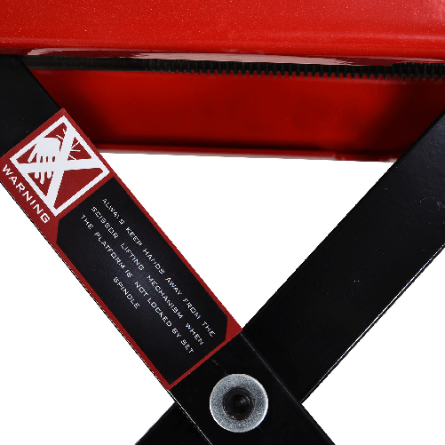 DURHAND-Cavalletto-Alzamoto-Sollevatore-per-Moto-in-Acciaio-Rosso-e-Nero-Pieghevole-e-Antiscivolo-41-5-x-23-5-x-10-37cm