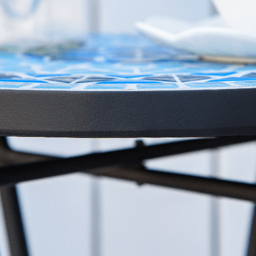 Outsunny-Tavolino-da-Giardino-Rotondo-a-Mosaico-in-Metallo-con-Piano-in-Ceramica--35-5x53-5cm-Blu