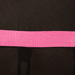 HOMCOM-Tappeto-Elastico-per-Bambini-3-10-Anni-con-Rete-di-Sicurezza-e-Corde-Elastiche-Trampolino-da-Giardino--160x163-5Acm-Rosa-e-Nero