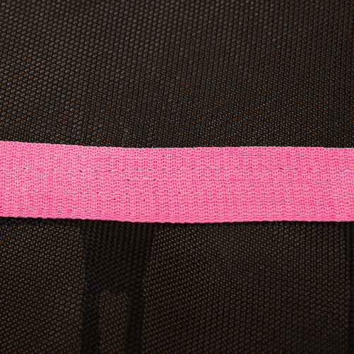 HOMCOM-Tappeto-Elastico-per-Bambini-3-10-Anni-con-Rete-di-Sicurezza-e-Corde-Elastiche-Trampolino-da-Giardino--160x163-5Acm-Rosa-e-Nero