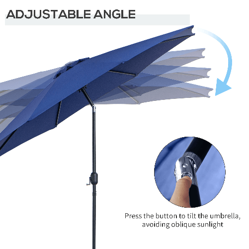 Outsunny-Ombrellone-da-Giardino-3x2-5-Inclinabile-con-Manovella-e-Palo-Smontabile-in-Metallo-e-Poliestere-Blu