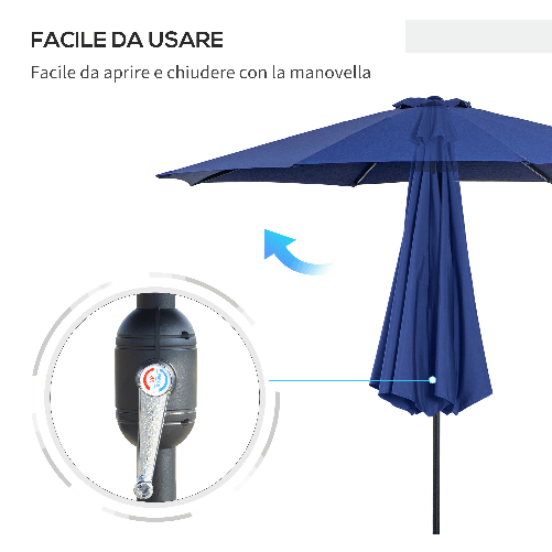 Outsunny-Ombrellone-da-Giardino-3x2-5-Inclinabile-con-Manovella-e-Palo-Smontabile-in-Metallo-e-Poliestere-Blu