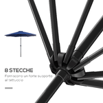 Outsunny-Ombrellone-da-Giardino-3x2-5-Inclinabile-con-Manovella-e-Palo-Smontabile-in-Metallo-e-Poliestere-Blu