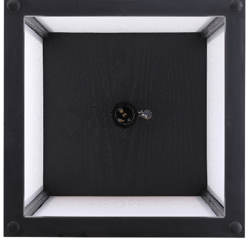 HOMCOM-Lampada-da-Terra-Moderna-Lampadina-Illuminazione-Interna-Salvaspazio-con-Ripiani-da-Soggiorno-Cotone-MDF-26-x-26-x-160-cm-Nero-e-Bianco