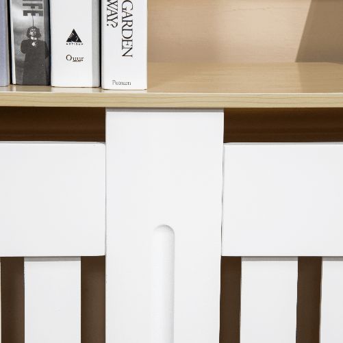 HOMCOM-Mobile-Copricaloriferi-in-Legno-Truciolare-e-MDF-Pannello-a-Doghe-e-Mensola-Superiore---Bianco