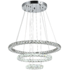 HOMCOM-Lampadario-a-Sospensione-con-3-Anelli-Regolabili-Luci-a-LED-e-Cristalli--60-x-110cm