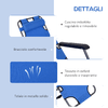 Outsunny-Lettino-Sdraio-Pieghevole-e-Richiudibile-da-Giardino-in-Tessuto-Oxford-135x60x89cm---Blu