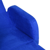 HOMCOM-Poltroncina-Letto-2-in-1-per-Cameretta-Bambini-con-Imbottitura-e-Rivestimento-Flanella-Blu-Max-65-kg-47x45x38cm