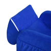 HOMCOM-Poltroncina-Letto-2-in-1-per-Cameretta-Bambini-con-Imbottitura-e-Rivestimento-Flanella-Blu-Max-65-kg-47x45x38cm