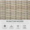 Outsunny-Set-Mobili-da-Giardino-4-Pezzi-in-Rattan-PE-Salotto-da-Esterno-con-1-Divano-2-Poltrone-1-Tavolino-e-Cuscini-Rimovibili-e-Lavabili-Kaki-e-Beige