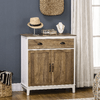 HOMCOM-Mobile-Multiuso-in-Truciolato-con-Armadietto-e-Cassetto-in-Stile-Rustico-78-5x39x89-4cm-Bianco