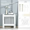 HOMCOM-Copritermosifone-in-Legno-MDF-Bianco-con-Doghe-Verticali-78x19x81cm