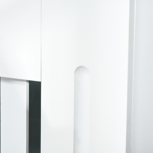 HOMCOM-Copritermosifone-in-Legno-MDF-Bianco-con-Doghe-Verticali-78x19x81cm