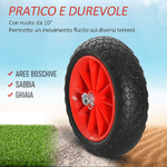 HOMCOM-Carrello-per-Kayak-Pieghevole-Pneumatici-25cm-Adatto-a-Tutte-le-Superfici