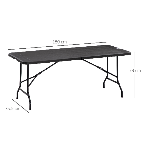 Outsunny-Tavolo-da-Giardino-Pieghevole-per-6-Persone-in-Acciaio-e-HDPE-180x75-5x73cm-Grigio-Scuro