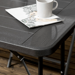Outsunny-Tavolo-da-Giardino-Pieghevole-per-6-Persone-in-Acciaio-e-HDPE-180x75-5x73cm-Grigio-Scuro