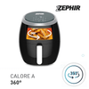 Zephir-Friggitrice-ad-Aria-6L-1800W-Doppio-Cestello-Estraibile-Antiaderente-Oblo-trasparente-Display-LED-8-Programmi-di-cottura-Temperatura-regolabile-Timer-60-minuti-