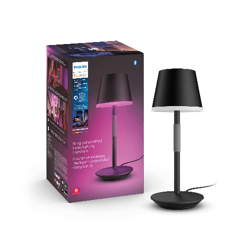 Hue Go Di Philips — Lampada Smart Portatile Bluetooth, Colori Vivaci E Luce Dinamica Per Casa E Relax