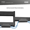 DIGITUS-Supporto-a-parete-per-TV-Full-Motion---per-TV-o-monitor-da-37-80----carico-massimo-60-kg---VESA-da-200x100-a-600x400---estensibile-orientabile-inclinabile---gestione-cavi-integrata---nero
