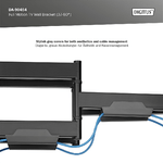 DIGITUS-Supporto-a-parete-per-TV-Full-Motion---per-TV-o-monitor-da-37-80----carico-massimo-60-kg---VESA-da-200x100-a-600x400---estensibile-orientabile-inclinabile---gestione-cavi-integrata---nero