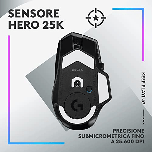 Logitech-G502-X-PLUS---Mouse-Gaming-Wireless-con-LIGHTFORCE-e-RGB