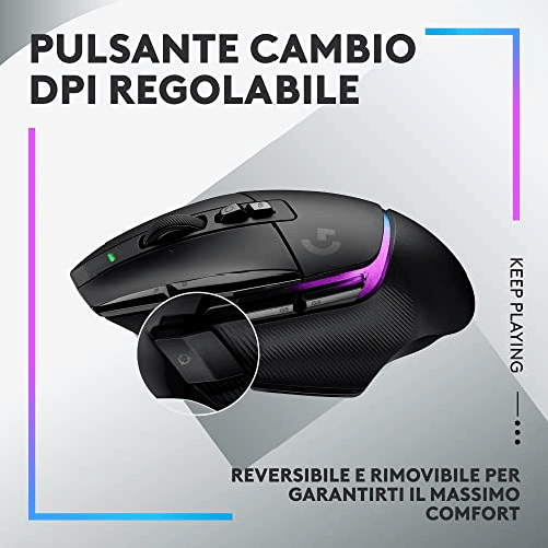 Logitech-G502-X-PLUS---Mouse-Gaming-Wireless-con-LIGHTFORCE-e-RGB