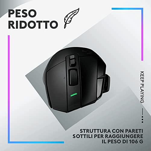 Logitech-G502-X-PLUS---Mouse-Gaming-Wireless-con-LIGHTFORCE-e-RGB