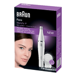 Braun-FaceSpa-Face-Spa-Depilatore-Donna-Epilatore-Viso-Accessori-Inclusi-Con-Spazzola-Pulizia-Viso-100--impermeabile-Idea-Regalo-810-Bianco