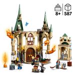 LEGO-Harry-Potter-76413-Hogwarts--la-Stanza-delle-Necessita--Castello-Giocattolo-con-Figura-di-Serpente-di-Fuoco-Trasformabile