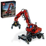 LEGO-Technic-42144-Movimentatore-di-Materiali-Modello-da-Costruire-con-Funzioni-Manuali-e-Pneumatiche-Giochi-Educativi