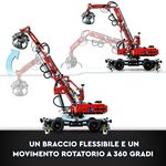 LEGO-Technic-42144-Movimentatore-di-Materiali-Modello-da-Costruire-con-Funzioni-Manuali-e-Pneumatiche-Giochi-Educativi