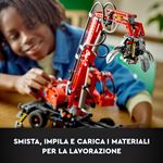 LEGO-Technic-42144-Movimentatore-di-Materiali-Modello-da-Costruire-con-Funzioni-Manuali-e-Pneumatiche-Giochi-Educativi