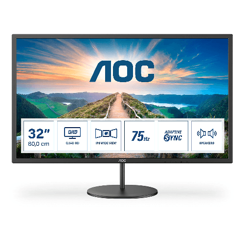 Monitor-AOC-V4-Q32V4-31-5--2K-Ultra-HD-IPS
