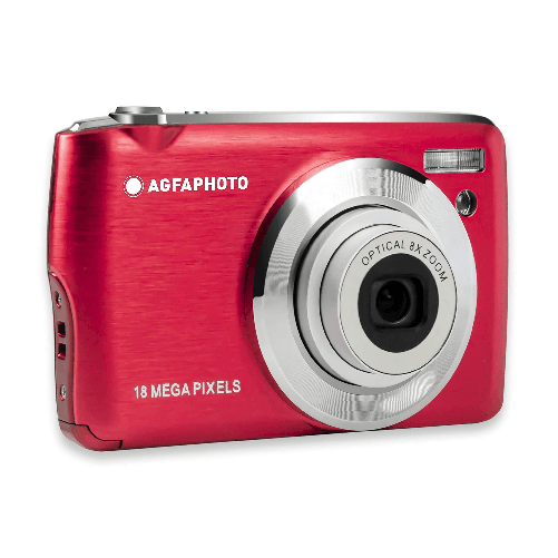 Agfaphoto AGFA PHOTO Realishot DC8200 - Fotocamera digitale compatta Cam (18 MP, video Full HD, schermo LCD da 2,7" AgfaPhoto Compact Realishot DC8200 1/3.2" Fotocamera compatta 18 MP CMOS 4896 x 3672 Pixel Rosso