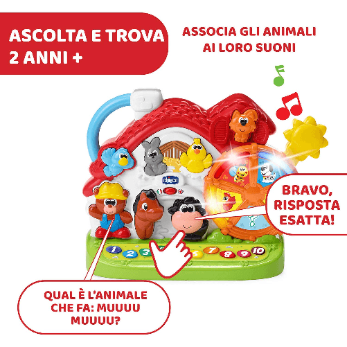 Chicco-Fattoria-Parlante-Bilingue-Italiano-Inglese-Fattoria-con-Animali-per-Bambini-con-Luci-e-Suoni-3-Modalita-di-Gioco-Gioco-Educativo-Elettronico---Giochi-Bambini-1-4-Anni