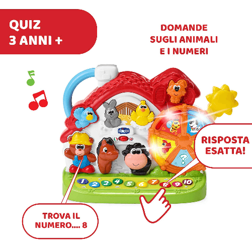 Chicco-Fattoria-Parlante-Bilingue-Italiano-Inglese-Fattoria-con-Animali-per-Bambini-con-Luci-e-Suoni-3-Modalita-di-Gioco-Gioco-Educativo-Elettronico---Giochi-Bambini-1-4-Anni