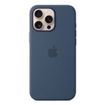 Apple Custodia MagSafe in silicone per iPhone 16 Pro Max - Denim