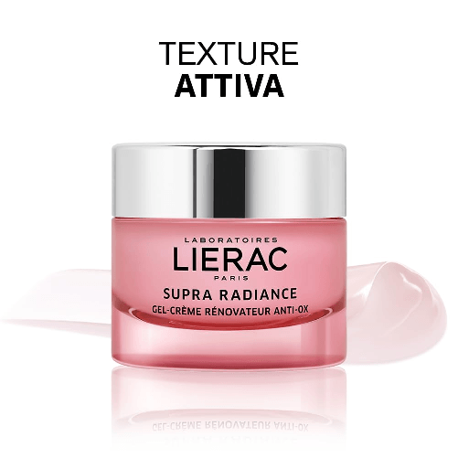 Lierac-Supra-Radiance-Gel-Crema-Viso-Antirughe-Illuminante-con-Acido-Ialuronico-Pelle-da-Normale-a-Mista-Formato-da-50-ml