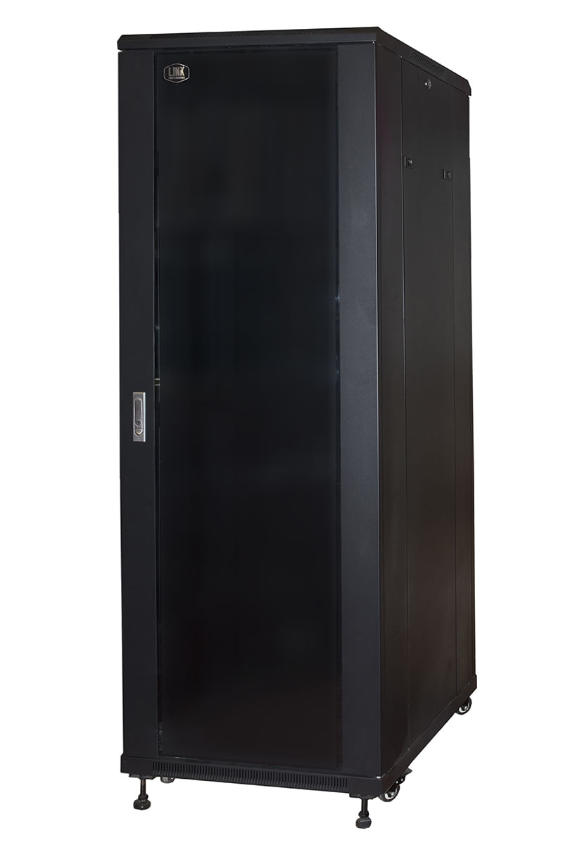 Armadio-Rack-19-Per-Reti-37U--A-1770--L-600--P-800-Colore-Nero-Porta-Vetro