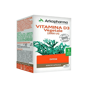 Arkopharma Arkocapsule - Vitamina D3 Integratore Alimentare, 45 Capsule