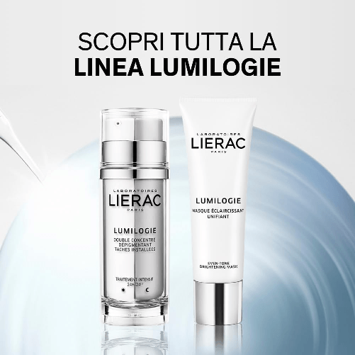 Lierac-Lumilogie-Doppio-Concentrato-Viso-Giorno-e-Notte-Anti-Macchie-per-Tutti-i-Tipi-di-Pelle-Formato-da-30-ml