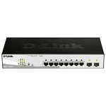 D-Link-DGS-1210-08P-switch-di-rete-Gestito-L2-L3-Gigabit-Ethernet--10-100-1000--Supporto-Power-over-Ethernet--PoE--Nero