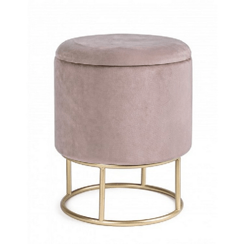 Konte-Design-Pouf-contenitore-Polina-effetto-velluto-rosa