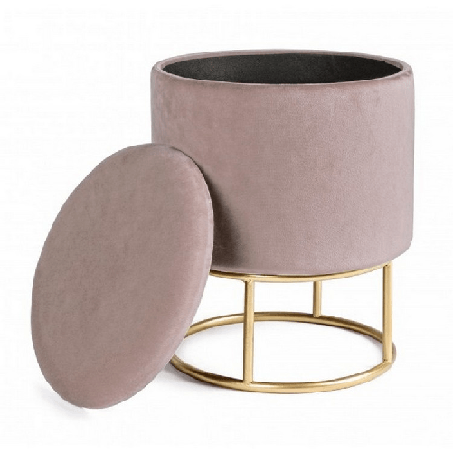 Konte-Design-Pouf-contenitore-Polina-effetto-velluto-rosa