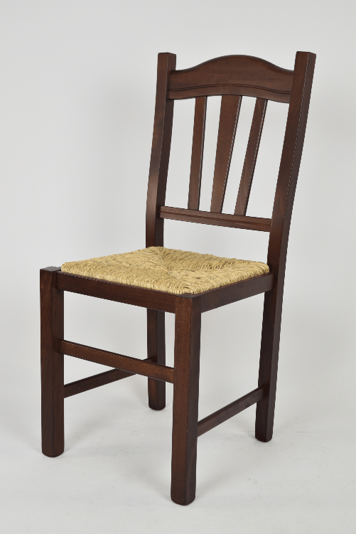 T-M-C-S-Set-2-sedie-modello-Silvana-per-cucina-bar-e-sala-da-pranzo-robusta-struttura-in-legno-di-faggio-color-noce-scuro-e-seduta-in-paglia