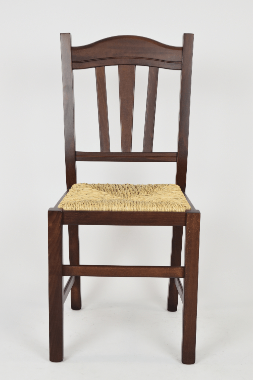 T-M-C-S-Set-2-sedie-modello-Silvana-per-cucina-bar-e-sala-da-pranzo-robusta-struttura-in-legno-di-faggio-color-noce-scuro-e-seduta-in-paglia