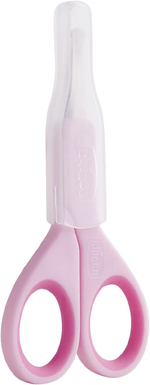 Chicco-Forbicine-Unghie-per-Neonati-e-Bambini-Forbicine-in-Acciaio-Inox-con-Lame-Ricurve-e-Punte-Arrotondate-Cappuccio-Protettivo-Impugnatura-in-Gomma-Antiscivolo---Accessori-Neonato-0--Mesi