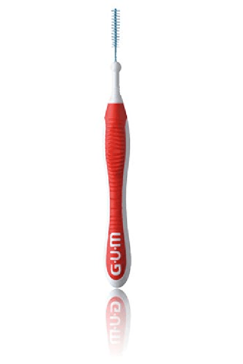 GUM-TRAV-LER---Spazzole-interdentali-6-pezzi-ISO-1-rosso-08-mm-confezione-risparmio-da-3--3-x-6-pezzi-