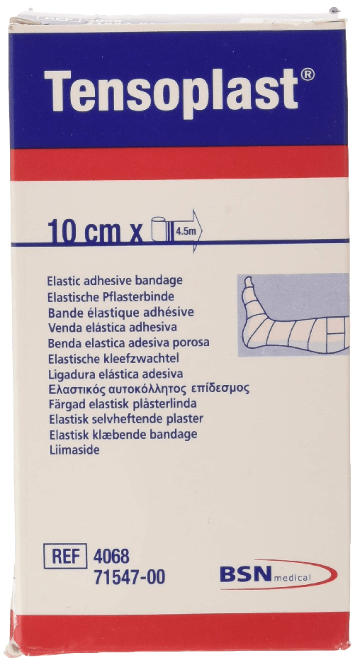 BSN---Benda-Elastica-Adesiva-Tensoplast-Bordi-Morbidi-e-Materiale-Adesivo-Poroso-Riga-Centrale-Gialla-Misura-45-m-x-10-cm-1-pezzo