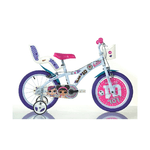 Bicicletta Bambina LOL Surprice 14 Pollici 3 4 5 6 Anni Rotelle Freni Bici Bimba